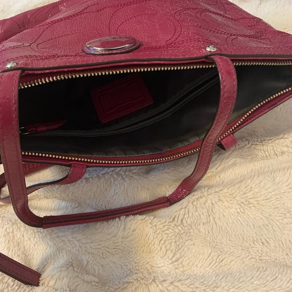 Purple Coach Purse - Picture 3 of 3